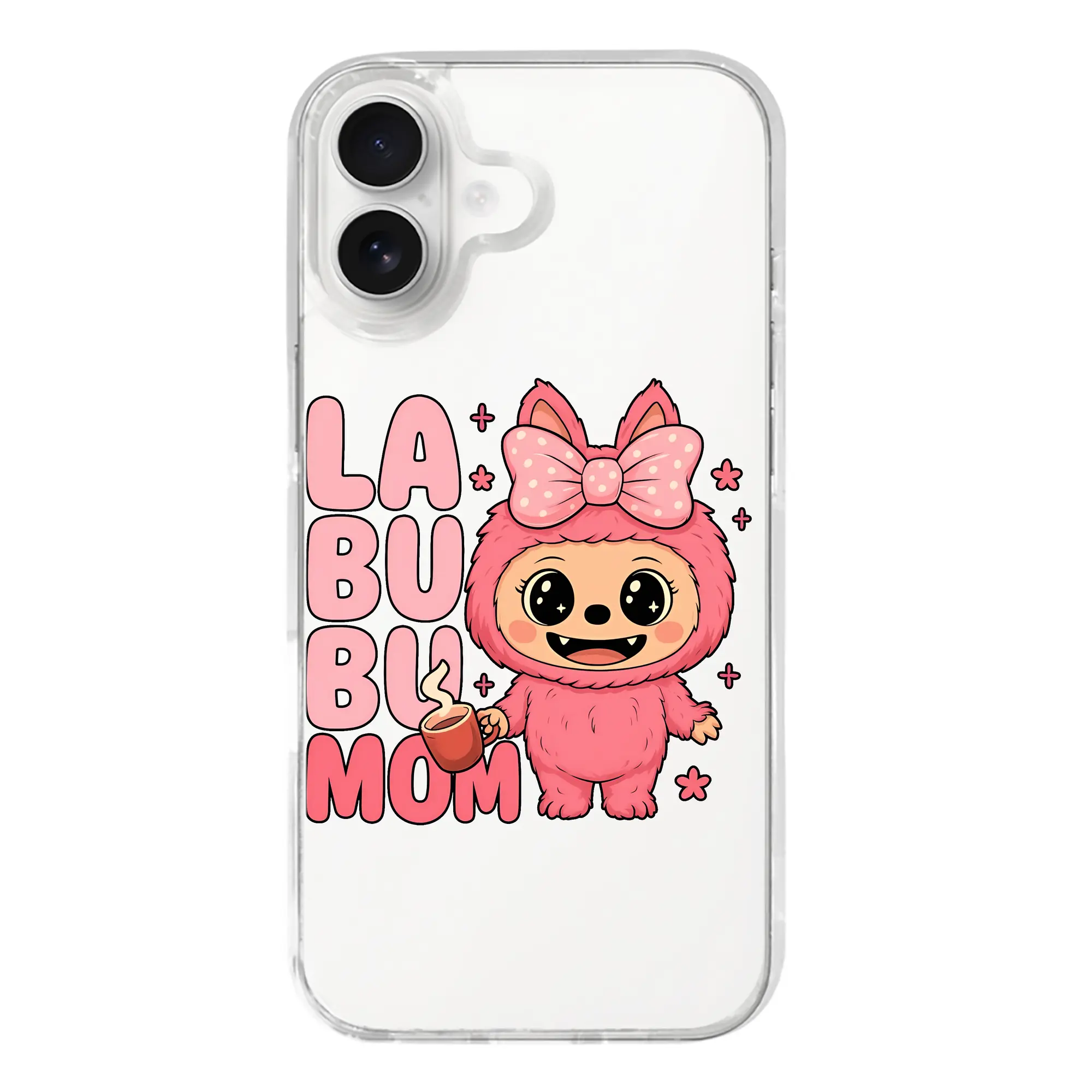 ラブブ グッズ ラブブ - iPhone 17シリーズ 透明スマホケース – 薄型・耐衝撃・精密フィット保護カバー